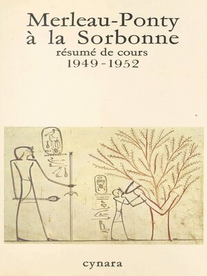 cover image of Merleau-Ponty à la Sorbonne